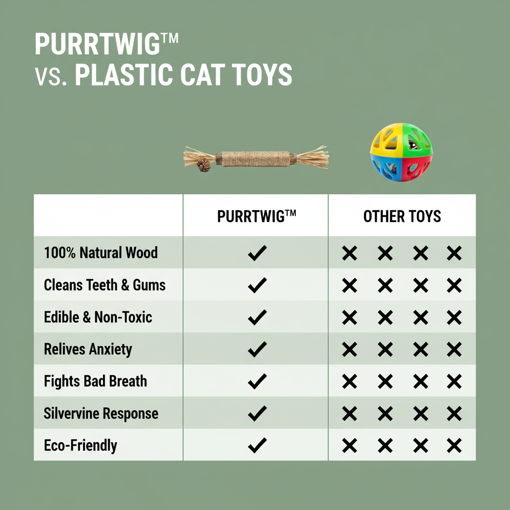 PurrTwig™ – Natural Dental Chew Sticks
