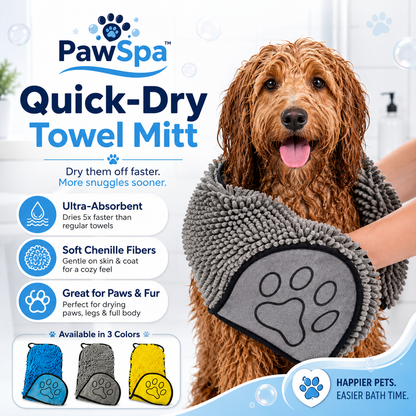 Quick-Dry Towel Mitt