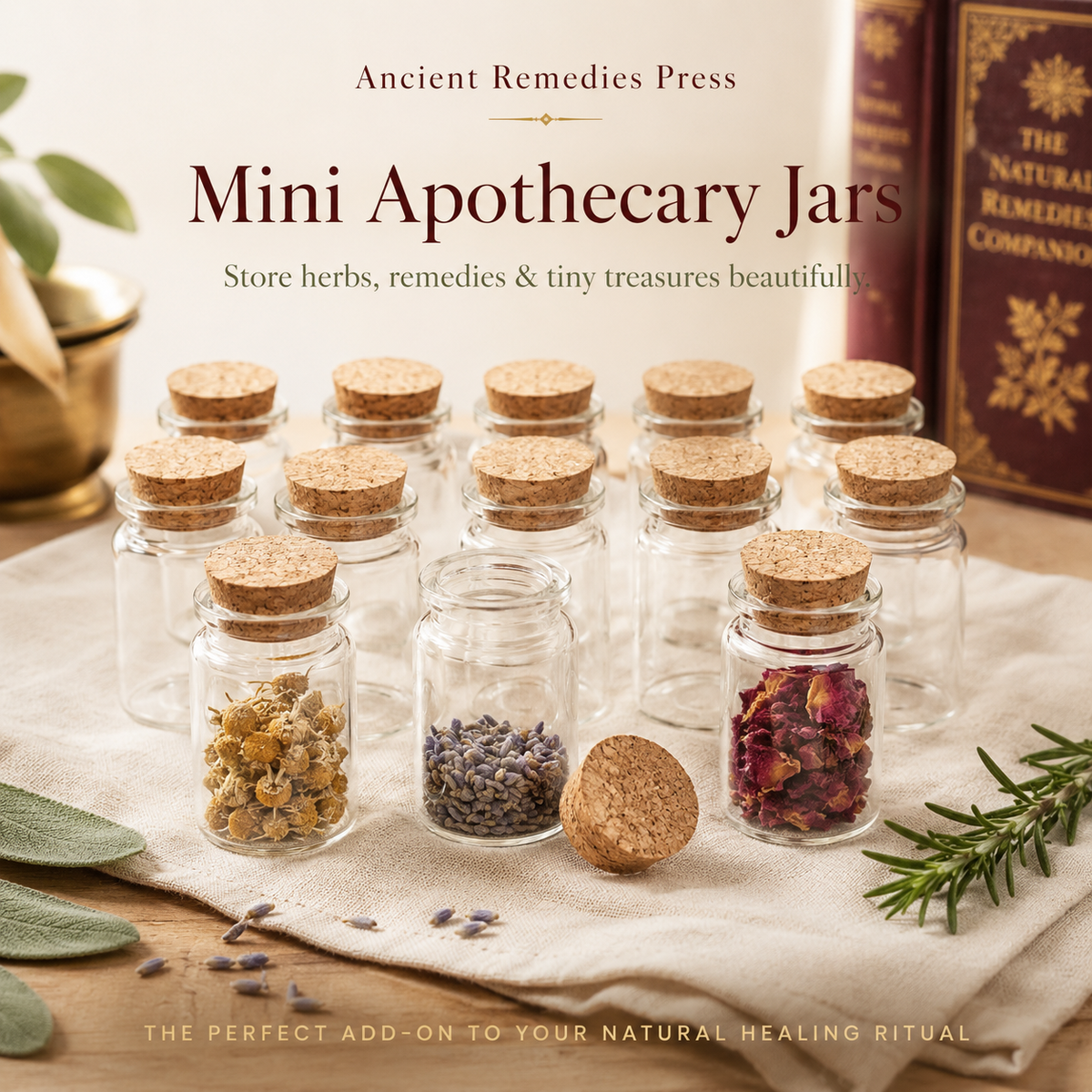 Mini Apothecary Jars (12pcs)