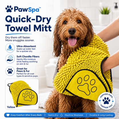 Quick-Dry Towel Mitt
