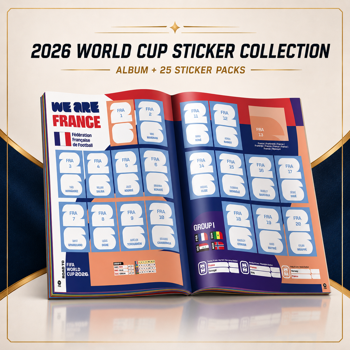 World Cup Album™ + 25 Sticker Packs