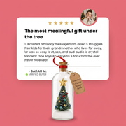 MemoryTree™  Christmas Message Bottle