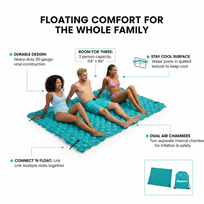 Floatora™ Inflatable Floating Mat