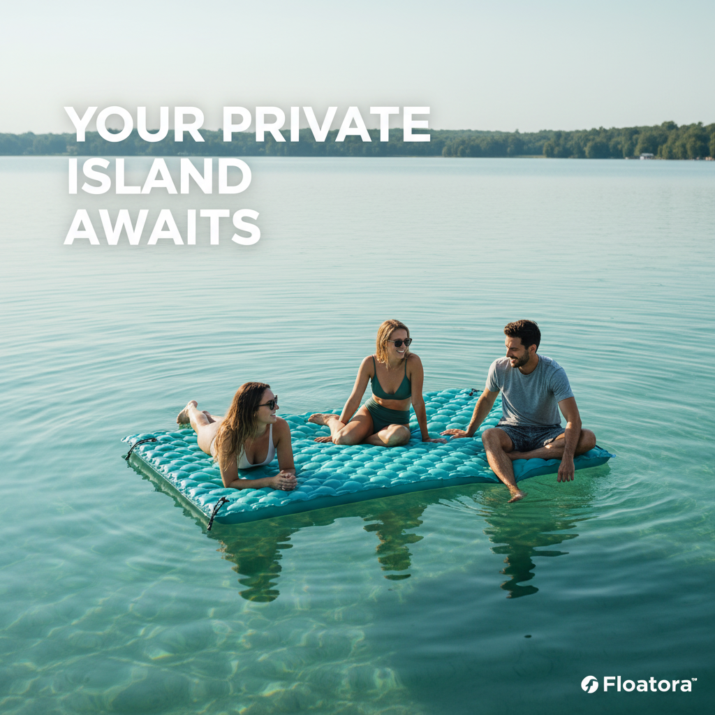 Floatora™ Inflatable Floating Mat