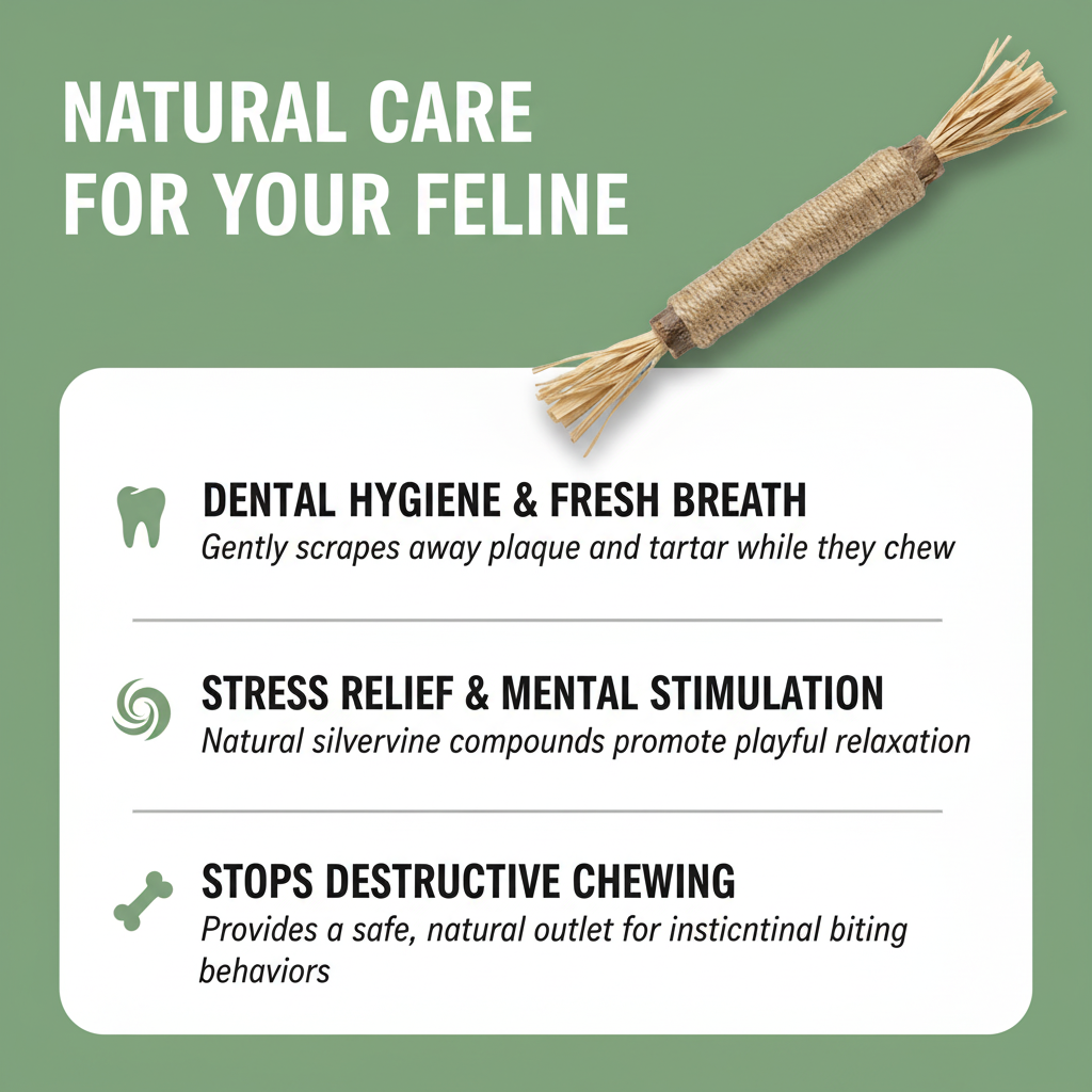 PurrTwig™ – Natural Dental Chew Sticks
