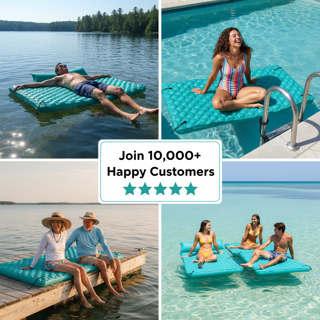 Floatora™ Inflatable Floating Mat
