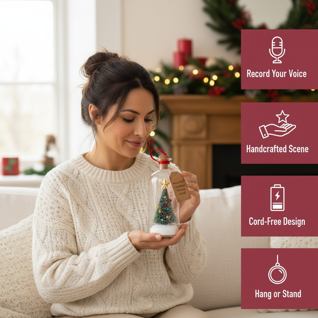 MemoryTree™  Christmas Message Bottle