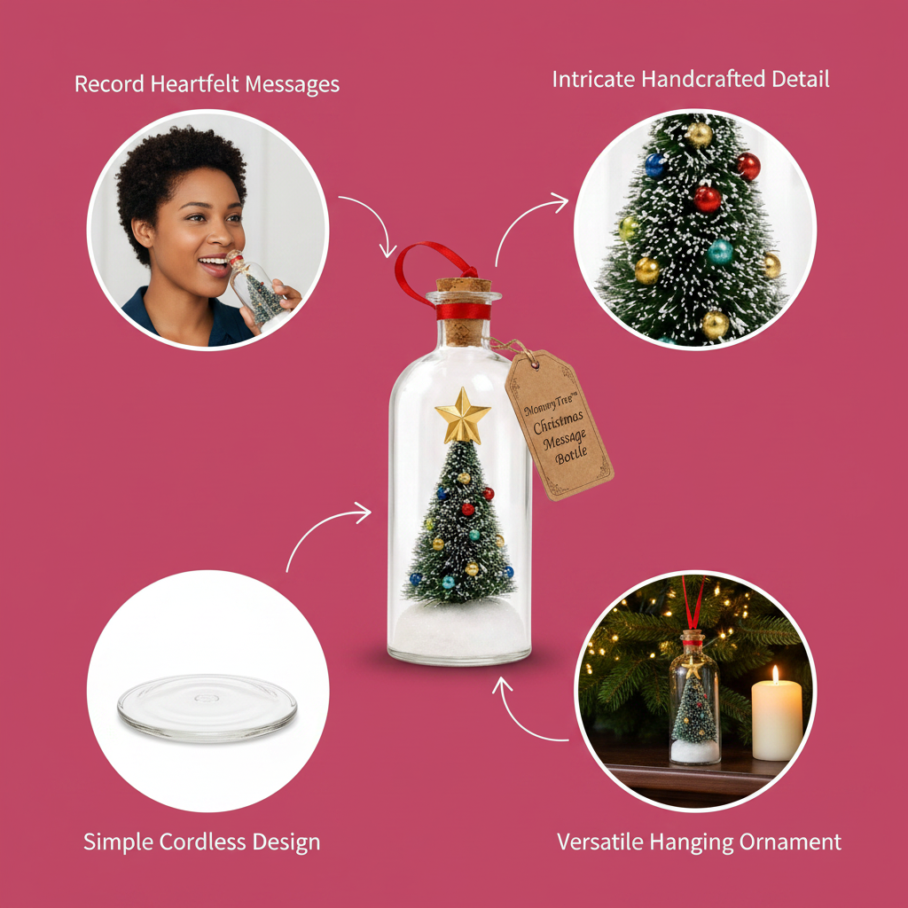 MemoryTree™  Christmas Message Bottle