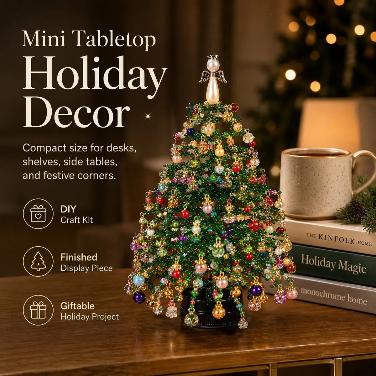 DIY Beaded Christmas Tree