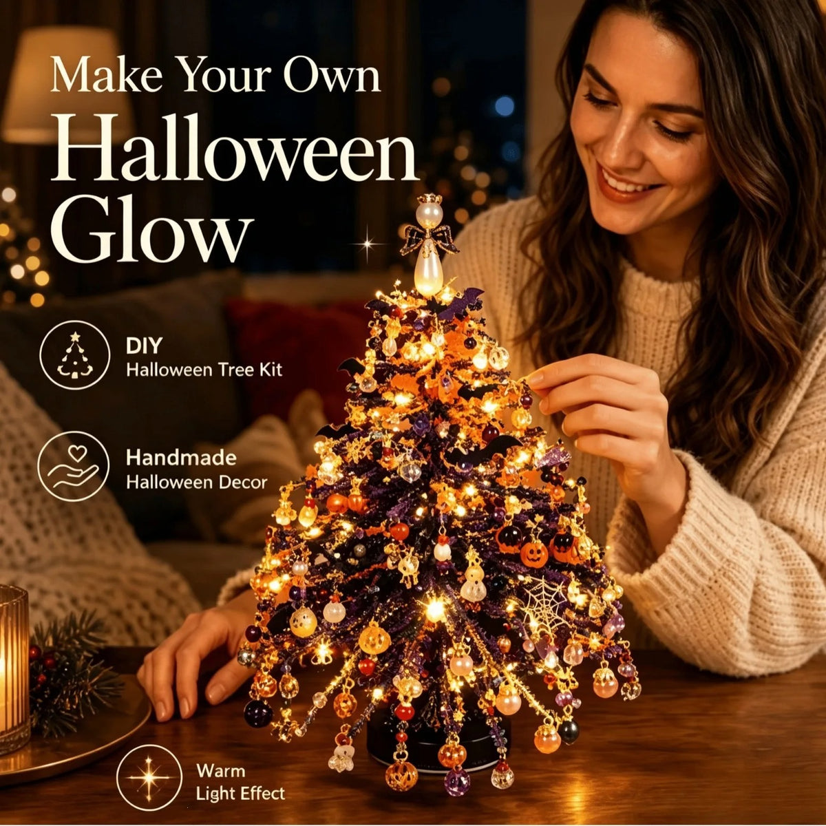 DIY Beaded Christmas Tree