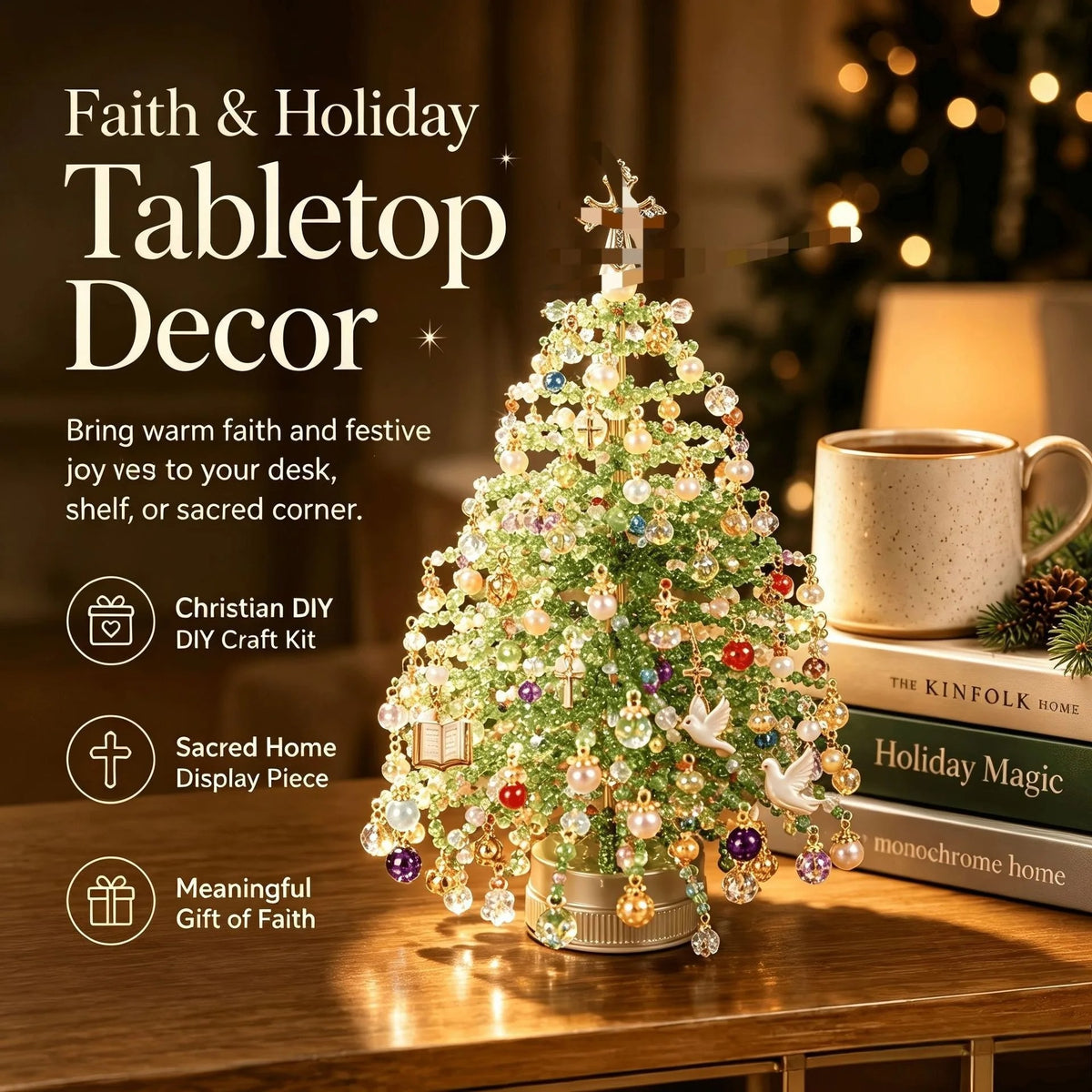 DIY Beaded Christmas Tree