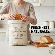 Premium 100% Cotton - Beeswax Bread Bags